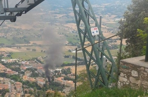 Foto Incendio in via Perugina