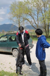 Foto I volontari Francesco e Gabriella