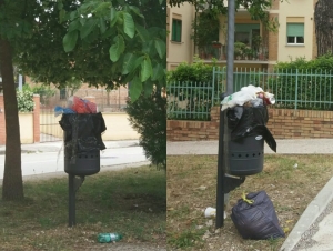 Foto cestini rifiuti