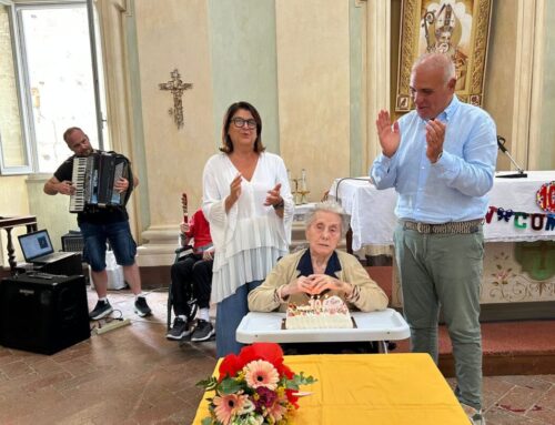 Alla Casa di Riposo Mosca la signora Livia ha festeggiato 100 anni. “E’ una nonna sprint sempre presente”